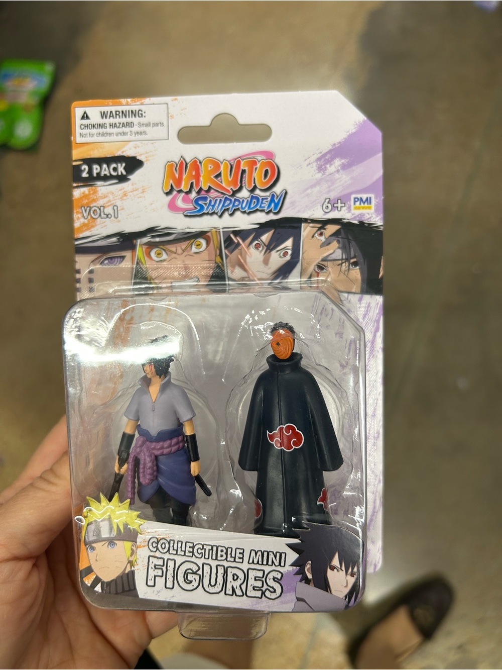 NWT Naruto Shippuden Collectible Mini Figures (2-Pack)